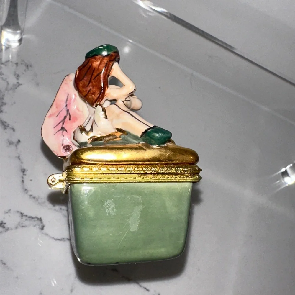 Clay works Fairy Tales 2003 Casablanca by Heather Goldminc fairy trinket box Y2K - Picture 7 of 11